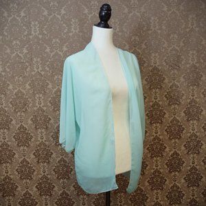 Never Worn, Handmade Seafoam 1920s Inspired Loungewear Jacket